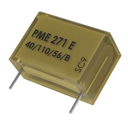 KEMET Condensador De Película, 22nF, ±20%, 275 V Ac, 630 V Dc, Montaje En Orificio Pasante