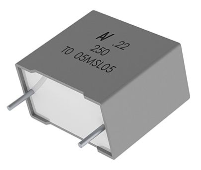 KEMET R60 Polyesterkondensator (PET) 10μF ±10% / 200 V Ac, 400 V Dc, THT Raster 27.5mm