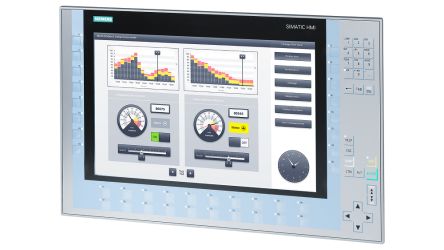 Siemens 6AV2124 HMI-Touchscreen, 15,4 Zoll PROFINET KP1500 Farb TFT 1280 X 800pixels 24 V Dc 483 X 310 X 75 Mm