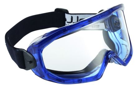 Bolle SUPERBLAST Schutzbrille, Carbonglas, Klar Mit UV Schutz, Belüftet, Rahmen Aus PC/PVC Kratzfest