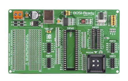 MikroElektronika 8051-Ready Board MCU Microcontroller Development Kit