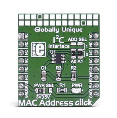 MikroElektronika Entwicklungskit, MikroBUS Click Board, MAC Address Click