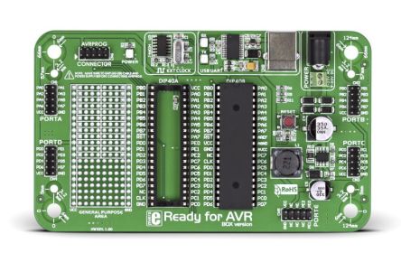 MikroElektronika Ready For AVR Board MCU Microcontroller Development Kit AVR ATmega16