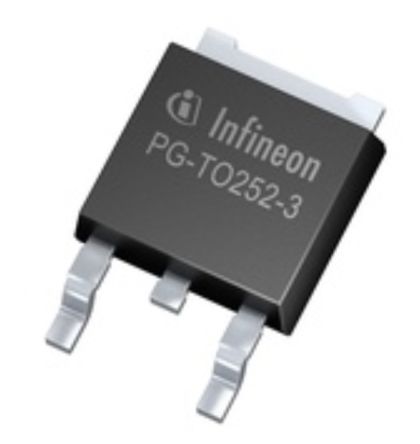 Infineon MOSFET Canal N, TO-252 50 A 100 V, 3 + 2 Tab Broches