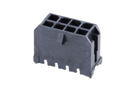 Molex Micro-Fit 3.0 Series Straight Through Hole PCB Header, 8 Contact(s), 3.0mm Pitch, 2 Row(s), Shrouded