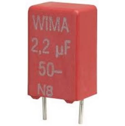 WIMA MKS02 Folienkondensator 4.7nF ±20% / 160 V Ac, 250 V Dc, THT Raster 2.5mm