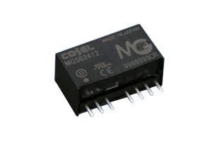 Cosel MGW DC-DC Converter, ±15V Dc/ 200mA Output, 36 → 76 V Dc Input, 6W, PCB Mount, +85°C Max Temp -40°C Min