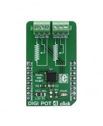 MikroElektronika Microcontroller Development Kit, Digi Pot 4 Click