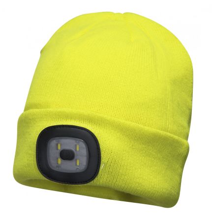 RS PRO LED Mütze Aus Acryl, Gelb