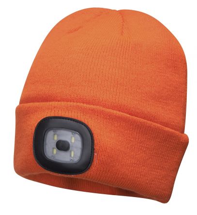 RS PRO LED Mütze Aus Acryl, Orange