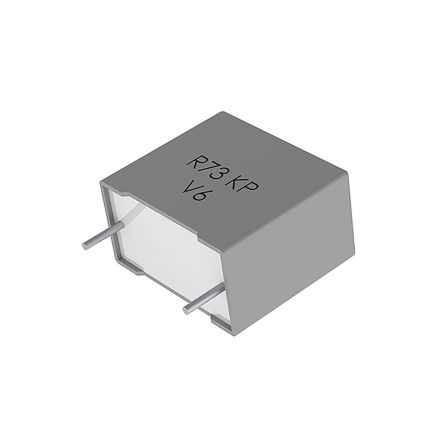 KEMET Condensador De Película AEC-Q200, 6.8nF, ±5%, 1.6 KV Dc, 450 V Ac, Montaje En Orificio Pasante