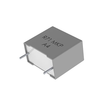 KEMET Condensador De Película, 47nF, ±10%, 275 V Ac, 630 V Dc, Montaje En Orificio Pasante