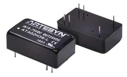 Artesyn Embedded Technologies Artesyn ATA DC/DC-Wandler 8W 48 V Dc IN, 24V Dc OUT / 335mA 1.5kV Dc Isoliert