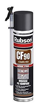 Rubson - Henkel Mousse Polyuréthane Grise CF90 Boîte 600 Ml