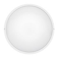 Sarlam Hublot Luminaire, LED 207 → 253 V C.a. Blanc IP55 Plastique, Forme Rond, Diffuseur Opale