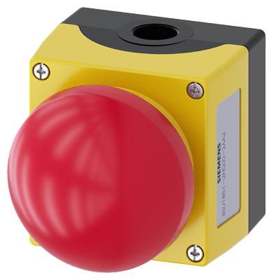 디바이스마트,기계/제어/로봇/모터 > 자동화(FA) > 제어 > 산업용 스위치,,3SU1851-2NG00-2AA2,Siemens, Red, Pull-To-Unlatch Round Head Emergency Button / 173-6858