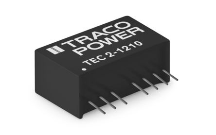 TRACOPOWER TEC 2 DC/DC-Wandler 2W 9 V Dc IN, 9V Dc OUT / 222mA 1.6kV Dc Isoliert