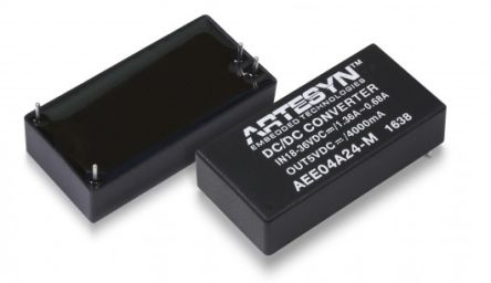 Artesyn AEE20W-M DC/DC-Wandler 20W 12 V Dc IN, 12V Dc OUT / 1.67A 4.2kV Dc Isoliert