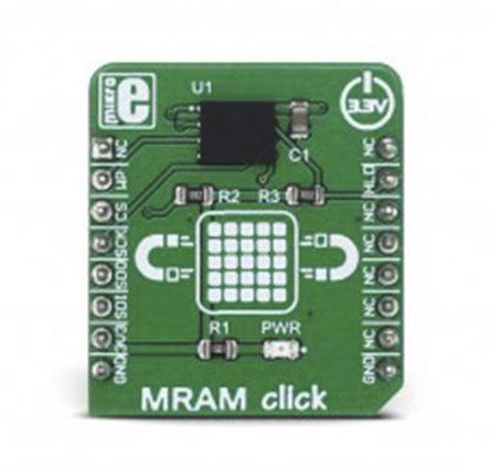 MikroElektronika Entwicklungskit, MR25H256A, MikroBUS Click Board, MRAM Click