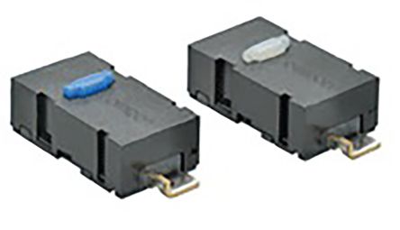 Omron Subminiatur-Mikroschalter Knopf-Betätiger SMD, 1 MA, SPST IP 40 1,2 N -25°C - +85°C