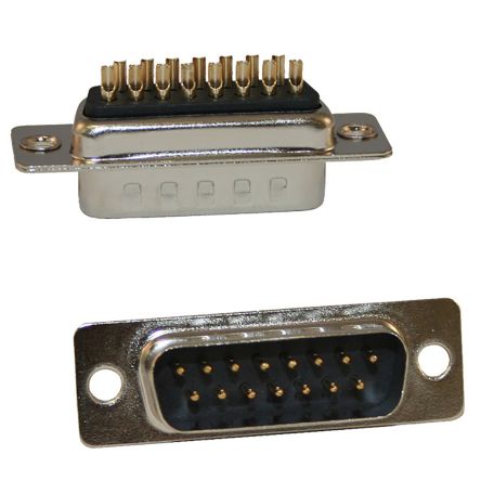 Norcomp 171 25 Way Panel Mount D-sub Connector Socket, 2.77mm Pitch