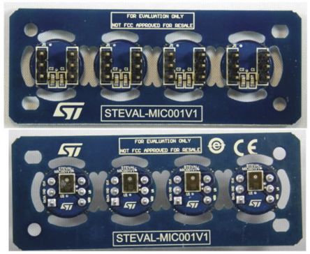 STMicroelectronics Microphone Coupon Board Based On The MP34DT05-A Digital MEMS Daughter Board For MP34DT05-A,