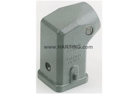 HARTING Carcasa Para Conector Industrial Con Entrada En ángulo Serie Han A Tamaño 3A, Con Rosca M20