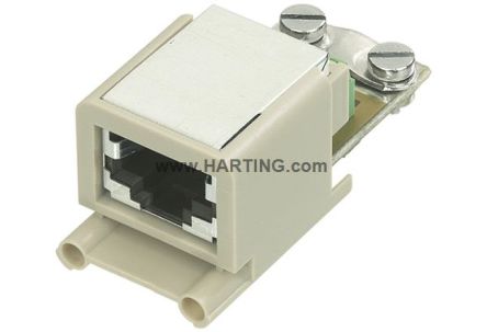 HARTING Heavy Duty Power Connector Insert, 10A, Female, Han-Brid Series, 2 Contacts