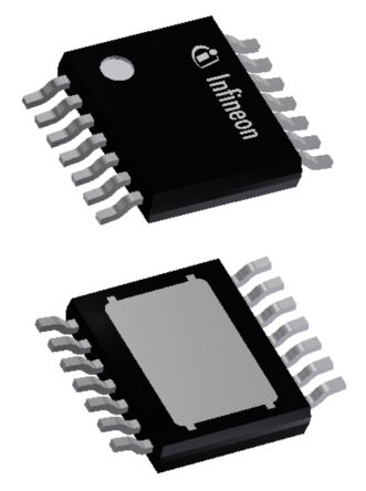 Infineon Power Switch IC Hochspannungsseite Hochspannungsseite 8mΩ 1-Kanal 28 V Max.