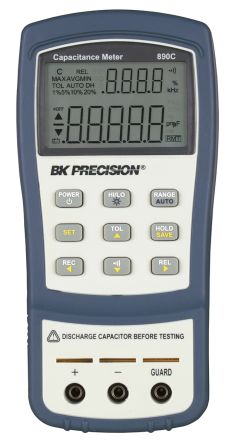 BK Precision Capacimètre Portatif, BK890C, Cap. Max 50mF