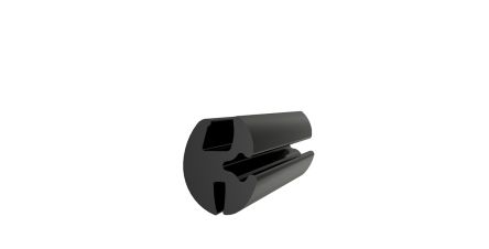 RS PRO Black EPDM Edging Strip, 20.5mm