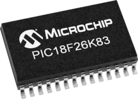 Microchip Mikrocontroller PIC18F PIC 8bit SMD 64 KB SOIC 28-Pin 64MHz 1024 B RAM