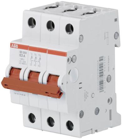ABB Interrupteur-sectionneur Pro M Compact SD203, 3P, 32A, 440V C.a.