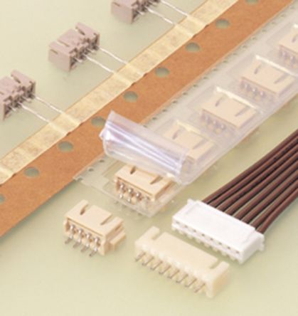 JST XH Leiterplatten-Stiftleiste Gerade, 2-polig / 1-reihig, Raster 2.5mm, Platine-Platine, Lötanschluss-Anschluss,