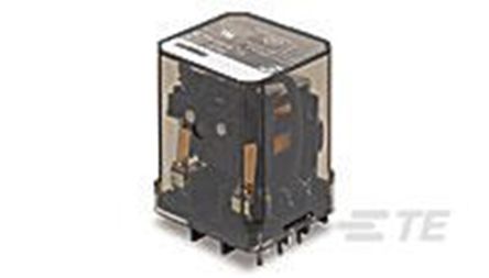 TE Connectivity Plug In Power Relay, 24V Dc Coil, 10A Switching Current, 3P-NO