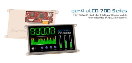 4D Systems Afficheur 7pouces Gen4 Pour Arduino