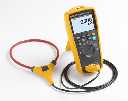 Fluke 279 FC Handheld Digital Multimeter, True RMS, 2.5kA Ac Max, 1000V Ac Max - RS Calibrated