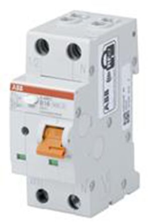 ABB Interruptor Automático 1P+N, 13A, Curva Tipo C, Poder De Corte 6 KA S-ARC1 C13, Montaje En Carril DIN