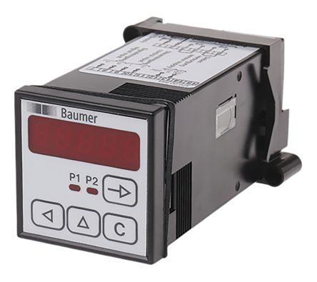 Baumer计数器, NE216系列, LED显示, 30 V 直流电源, 计数模式 小时, NPN, PNP输入