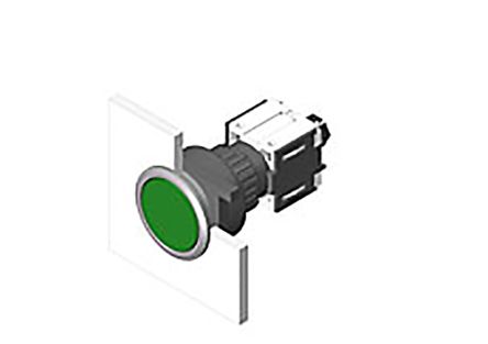 EAO Interruptor De Botón Pulsador Iluminado Para Usar Con Interruptores De La Serie 71