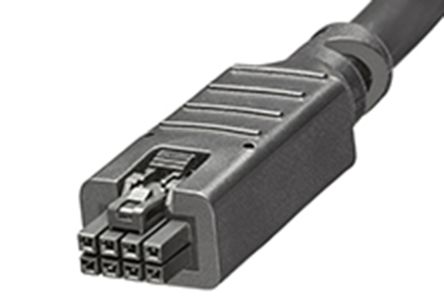 Molex Conjunto De Cables Nano-Fit 245130, Long. 5m, Con A: Hembra, 8 Vías, Con B: Hembra, 8 Vías, Paso 2.5mm