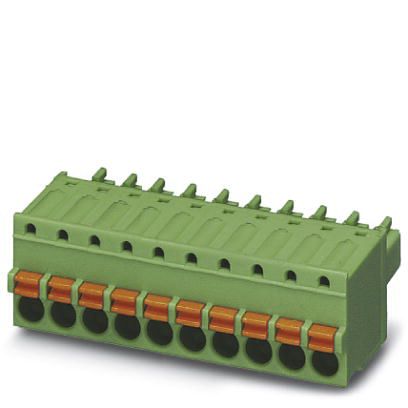 Phoenix Contact 3.5mm Pitch 5 Way Pluggable Terminal Block, Plug, Cable Mount, Spring Cage Termination