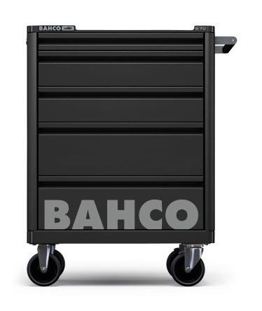 Bahco 5 Drawer Solid Steel Wheeled Tool Chest, 965mm X 693mm X 510mm