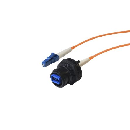 Bulgin LWL-Kabel 1m Multi Mode Orange LC LC 62.5/125μm 4000