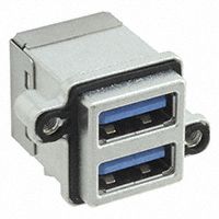 Amphenol ICC Connecteur USB 3.0 A Femelle 2 Ports, Montage Sur CI, Droit, Série MUSBR