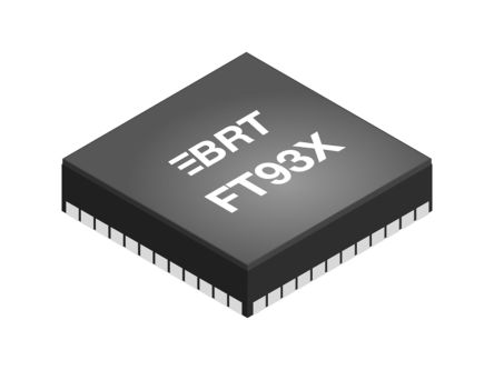 Bridgetek Microcontrolador FT930Q-T, Núcleo FT32B De 32bit, RAM 32 KB, 100MHZ, QFN De 68 Pines