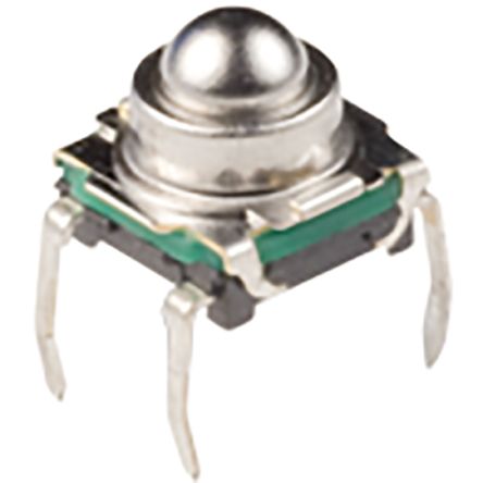 C & K Interruptor Táctil Tipo Superior, Contactos SPST, Índice De Protección IP60, Montaje En Orificio Pasante