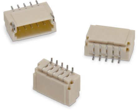 Wurth Elektronik Conector Macho Para PCB Serie WR-WTB De 10 Vías, 1 Fila, Paso 1.0mm, Para Soldar, Montaje Superficial