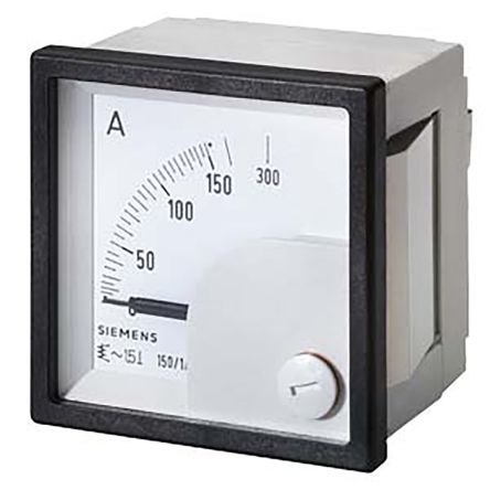 Siemens 3NJ6900 Amperemeter 150A AC Dreheisen, 1 → 150A