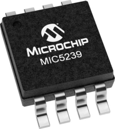 Microchip Spannungsregler 500mA, 1 Niedrige Abfallspannung MSOP, 8-Pin, Fest